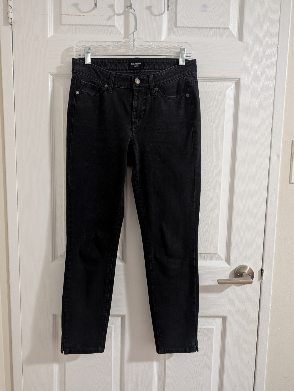 Cambio Piper Black Stretch slim fit Denim - Premium German Design - Size 6